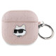 Karl Lagerfeld Monogram Choupette Head Case for AirPods 4 - Pink