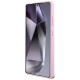 Karl Lagerfeld Saffiano Full Wrapped Elongated Metal Logo MagSafe Case for Samsung Galaxy S25 Ultra - Pink