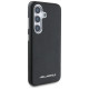Karl Lagerfeld Saffiano Full Wrapped Elongated Metal Logo MagSafe Case for Samsung Galaxy S25+ - Black