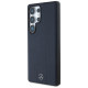 Mercedes Leather Debossed Lines MagSafe Case for Samsung Galaxy S25 Ultra - Blue