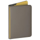 Uniq Belmont RFID Blocking Passport Case - Grey/Yellow