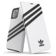 Adidas OR Booklet Case PU for iPhone 12 / 12 Pro 6.1" - white and black