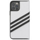 Adidas OR Booklet Case PU for iPhone 12 / 12 Pro 6.1" - white and black
