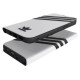 Adidas OR Booklet Case PU for iPhone 12 / 12 Pro 6.1" - white and black