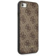 Guess 4G Metal Gold Logo Case for iPhone SE 2022 / 2020 / 7 / 8 - Brown