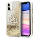 Guess 4G Big Liquid Glitter case for iPhone 11 6.1" / Xr - gold