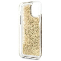 Guess 4G Big Liquid Glitter case for iPhone 11 6.1" / Xr - gold