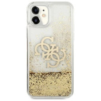 Guess 4G Big Liquid Glitter case for iPhone 11 6.1" / Xr - gold
