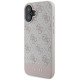 Guess 4G Bottom Stripe Case for iPhone 16 Plus 6.7" - Pink