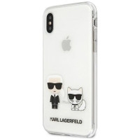 Karl Lagerfeld Karl & Choupette iPhone Xs Max Case - Transparent