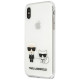 Karl Lagerfeld Karl & Choupette iPhone Xs Max Case - Transparent
