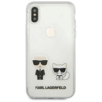 Karl Lagerfeld Karl & Choupette iPhone Xs Max Case - Transparent