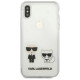 Karl Lagerfeld Karl & Choupette iPhone Xs Max Case - Transparent