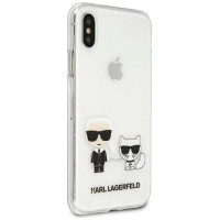 Karl Lagerfeld Karl & Choupette iPhone Xs Max Case - Transparent