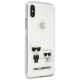 Karl Lagerfeld Karl & Choupette iPhone Xs Max Case - Transparent