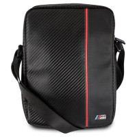 BMW Carbon / Red Stripe 8" Tablet Bag - Black