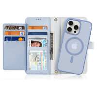Dux Ducis Lawa Leather Case for iPhone 15 - Blue