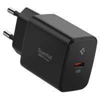 Spigen Essential EE201EU USB-C 20W Wall Charger - Black