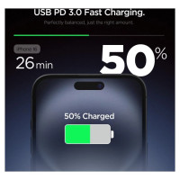 Spigen Essential EE201EU USB-C 20W Wall Charger - Black