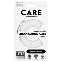 Panzerglass CARE by PanzerGlass Flagship Urban Combat White MagSafe iPhone 16e Case - Clear