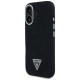 Guess Denim Triangle Logo MagSafe case for iPhone 16 - black