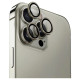 Uniq Optix Aluminum Camera Lens Protector iPhone 16 Pro / 16 Pro Max with applicator - titanium
