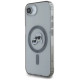 Karl Lagerfeld IML Metal Karl & Choupette Heads MagSafe iPhone 16e Case - Black