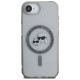 Karl Lagerfeld IML Metal Karl & Choupette Heads MagSafe iPhone 16e Case - Black