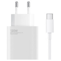 Xiaomi BHR9462EU 120W 6A USB-A Wall Charger with USB-C Cable - White