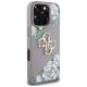 Guess Grained Roses Big 4G Logo iPhone 16 Pro Case - Purple