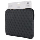 Guess Sleeve 4G Zipper Pocket Triangle Logo 14" Laptop Bag - Black