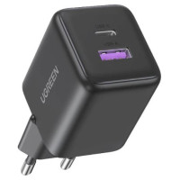 Ugreen X516 30W GaN Wall Charger 1x USB-A 1x USB-C - Gray