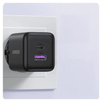 Ugreen X516 30W GaN Wall Charger 1x USB-A 1x USB-C - Gray