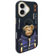 Nimmy Cool&Cute 2.0 Monkey case for iPhone 16 - black