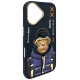 Nimmy Cool&Cute 2.0 Monkey case for iPhone 16 - black