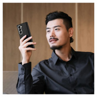 Dux Ducis Etui Dux Ducis Brill na Samsung Galaxy Z Fold7 z zamknięciem magnetycznym - czarne