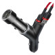 Baseus Y Type Car Charger car charger 2x USB + cigarette lighter socket 3.4A black (CCALL-YX01)