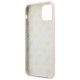 Guess GUHCN58LS4GLP iPhone 11 Pro light pink/light pink hard case Silicone 4G Tone On Tone