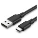 Ugreen US287 60826 USB-A / USB-C 3A cable 3m - black