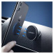 Ugreen LP123 30836 round metal plates for magnetic phone holders - black (2 pcs.)
