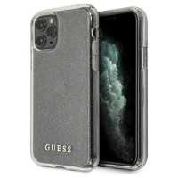 Guess GUHCN65PCGLSI iPhone 11 Pro Max silver/silver hard case Glitter