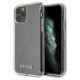 Guess GUHCN65PCGLSI iPhone 11 Pro Max silver/silver hard case Glitter