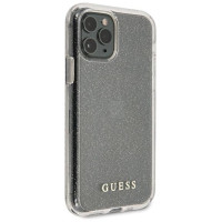 Guess GUHCN65PCGLSI iPhone 11 Pro Max silver/silver hard case Glitter