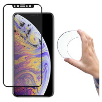 Wozinsky Full Cover Flexi Nano Glass Film Tempered Glass with Frame iPhone 12 Mini Black