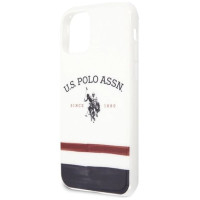 U.s. Polo Assn. US Polo USHCN65PCSTRB iPhone 11 Pro Max biały/white Tricolor Pattern Collection