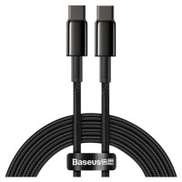 Baseus CATWJ-A01 USB-C - USB-C PD QC cable 100W 5A 480Mb/s 2m - black