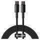 Baseus CATWJ-A01 USB-C - USB-C PD QC cable 100W 5A 480Mb/s 2m - black