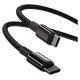 Baseus CATWJ-A01 USB-C - USB-C PD QC cable 100W 5A 480Mb/s 2m - black