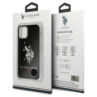 U.s. Polo Assn. US Polo USHCP12STPUHRBK iPhone 12 mini 5,4" czarny/black Shiny Big Logo