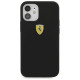 Ferrari FESSIHCP12SBK iPhone 12 mini 5.4" black/black hardcase On Track Silicone